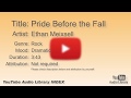 Pride Before The Fall Ethan Meixsell Rock Dramatic YouTube Audio Library BGM