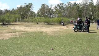 preview picture of video 'Royal Enfield - ONE RIDE 2012 Chennai (Offroading practice)'