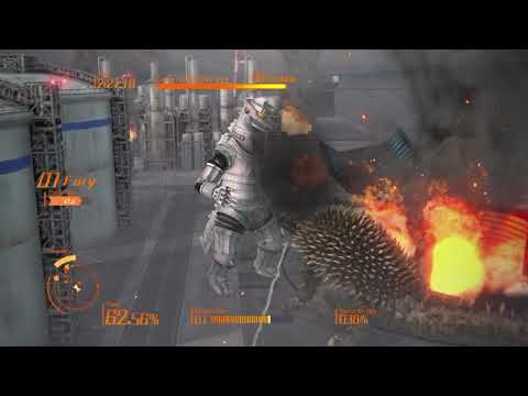 Showa Mechagodzilla vs Showa Anguirus and Heisei Godzilla