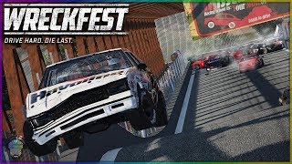 BRIDGE TO NOWHERE! | Wreckfest | NASCAR Legends Mod