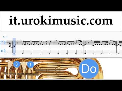 Corso di Tuba Luis Fonsi, Demi Lovato - Échame La Culpa Tablature Tab Parte#2 um-ih276
