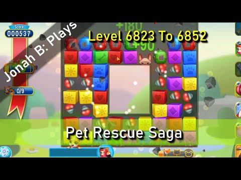 Pet Rescue Saga Level 6823 To 6852