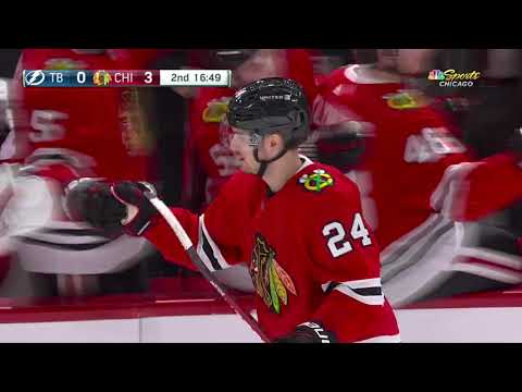 3/7/21  Pius Suter Gives The Hawks A Three Goal Lead