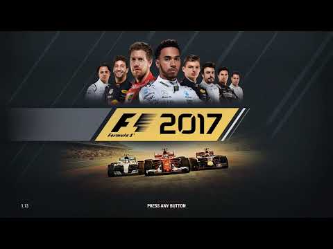 F1 2017 menu but with F1 Championship Edition's menu theme and sound effects