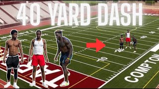 Are We Faster Than Tyreek Hill? 40 yard dash