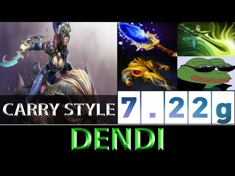 Dendi [Luna] Classic Carry Style 49K Damage ► Dota 2 7.22g