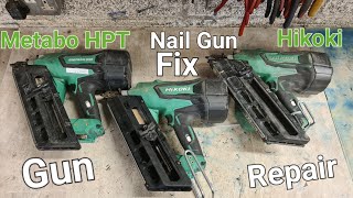 Repairing a bunch of Hikoki and Metabo HPT NR1890DC nails guns. Problem is, they won