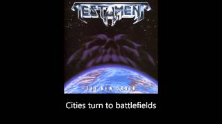 Testament - The New Order (Lyrics)