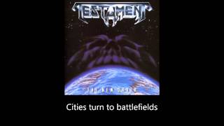 Testament - The New Order (Lyrics)