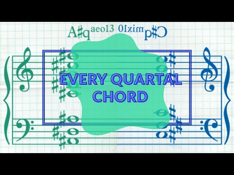 Every Quartal Chord and How to Name Them