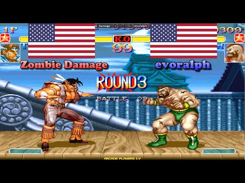 #arcade Super Street Fighter 2 Turbo ➤ Zombie Damage (Usa) vs evoralph (Usa) スーパーストリートファイターII X