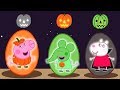 Peppa Pig Surprise Eggs Halloween Special Learning With Peppa Pig