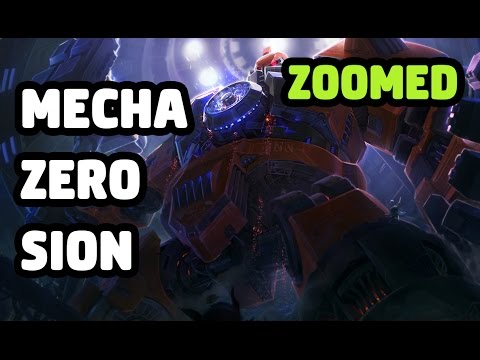 MECHA ZERO SION SKIN ZOOMED SPOTLIGHT - LEAGUE OF LEGENDS