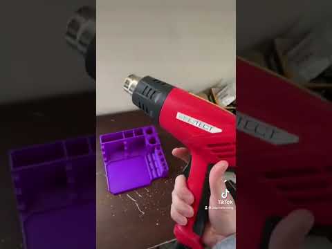 The best way to clean up stringing on a 3D print! #3dprinting #3dprinter #3dprinted