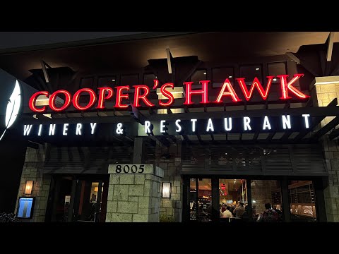 Eating at Cooper’s Hawk Winery & Restaurant in Orlando, FL |  Trying Chocolate Almond Wine