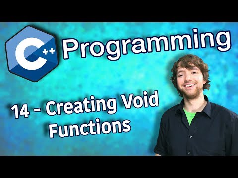 C Programming Tutorial 14 Creating Void Functions