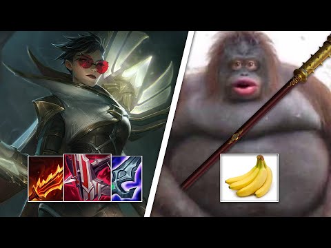 Vayne top vs a Monkey with a stick