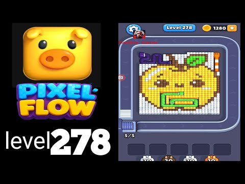 Pixel Flow Level 278 Walkthrough