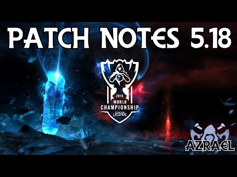 TL;DR Patch Notes 5.18 for Jungle - League of Legends