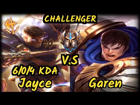 ESG Satorius (JAYCE) vs GAREN - 6/0/4 KDA TOP CHALLENGER GAMEPLAY - EUW