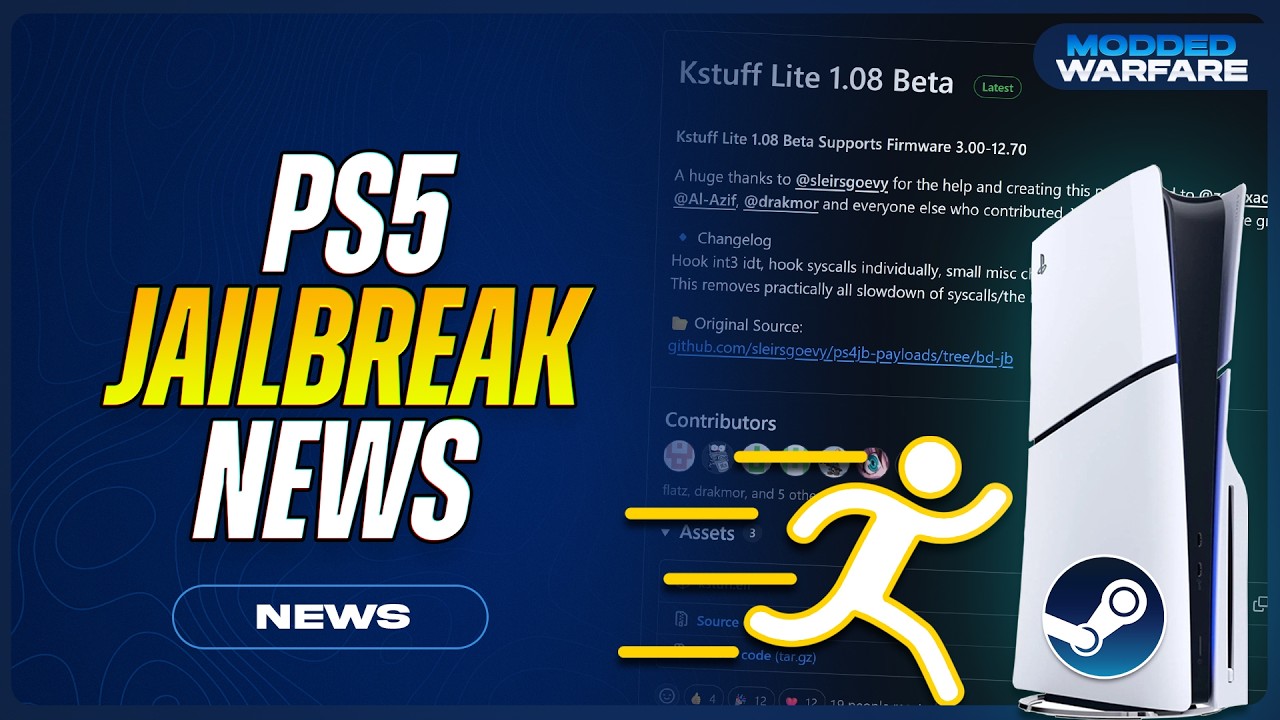 PS5 Jailbreak News: Kstuff 1.08, Linux Updated with New firmware support, ShadowMount & More!