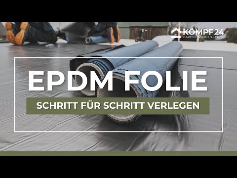 Anleitung: EPDM Dachfolie verlegen Schritt für Schritt. So wird Ihr Carport wetterfest!