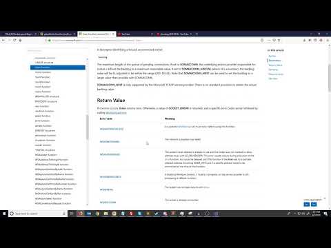 C++ Blocking Sockets Networking [Winsock] Tutorial 8: Listen on a Socket