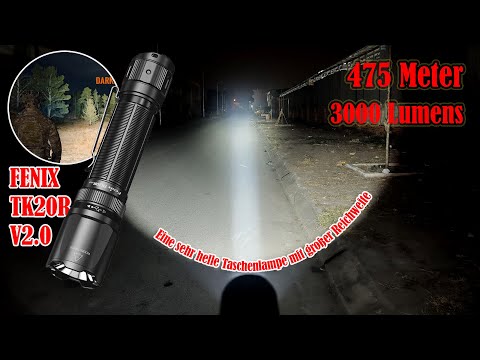 FENIX TK20R V2.0 Taktische LED-Taschenlampe, 3000 Lumen, 475m