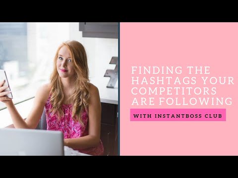 Finding your competitors hashtags