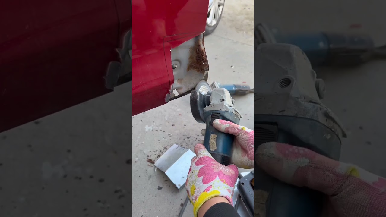 rusty door car repair #shorts #short