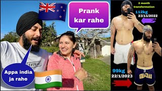 Surprised Simran we are going to india for brother marraige. Ehnu Prank lag riha. My fatloss journey