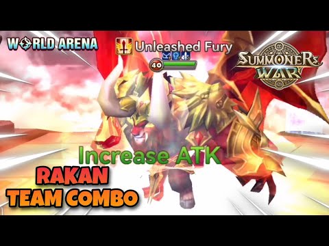 Rakan Team Combo in World Arena Ep. 2 - Summoners War
