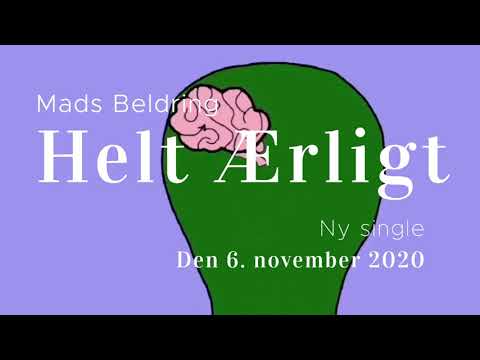 Mads Beldring - 'Helt Ærligt' singlerelease 6. november