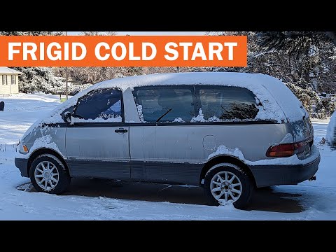 Thumbnail for Will it start? Waking the Previa S/C AllTrac at -9F after sitting 17 days. by Toyota, WiLL, Car, Toyota Previa, Van