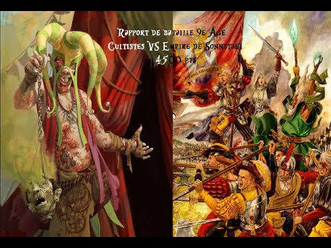 [Rapport de bataille 9e âge n°13] Cultistes VS Empire de Sonnstahl 4500 pts