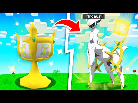 HOW TO SUMMON ARCEUS In MINECRAFT PIXELMON