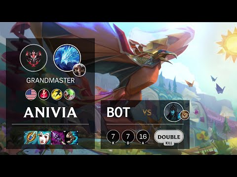 Anivia Bot vs Kalista - NA Grandmaster Patch 10.15