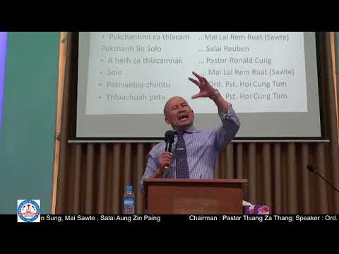 Zuding Nak In Evangelist Le Pastor Te Nih Pathian Thin Kan Hunter Deuh - Ordained Ptr. Hoi Cung Tum