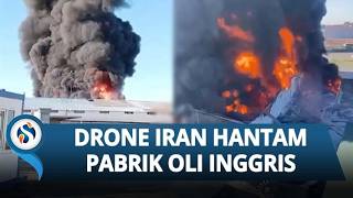 Kebakaran Hebat! Perusahaan Minyak Inggris di Irak Diserang Drone Bertahap, 3 Kali Hantam Lokasi!