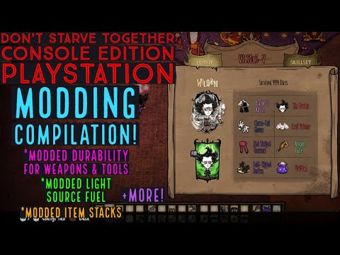 Don't Starve Together PlayStation: Wilson Rework Update Modding Complication! #dontstarve #ps4cheats