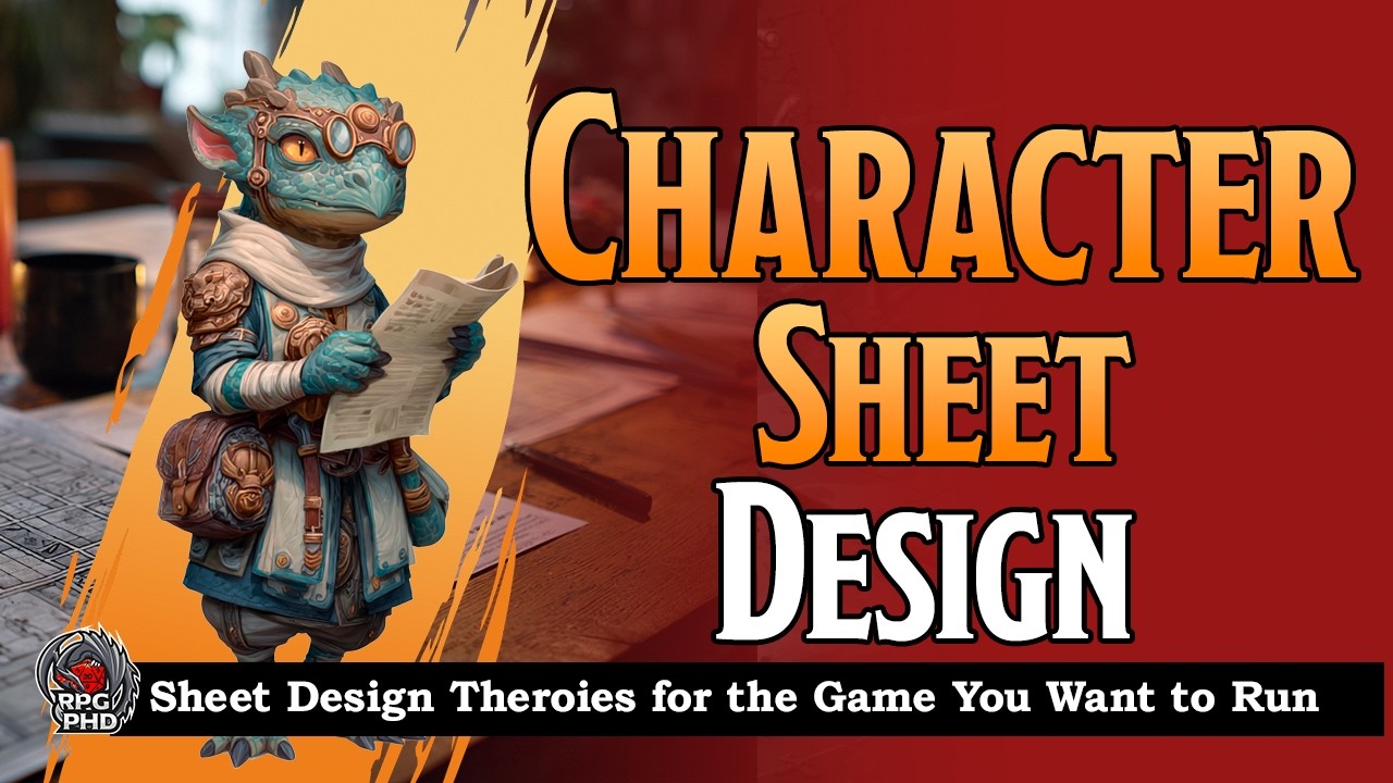 How the Design of Your Character Sheet Shapes Players