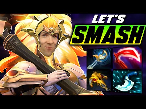 Let's SMASH with Dawnbreaker! - Dota 2 - Grubby