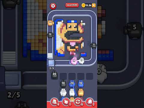 Pixel Flow Level 2608 Walkthrough