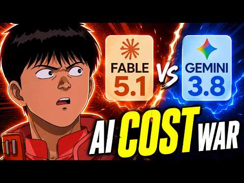 Claude Fable 5.1 vs. Gemini 3.8 Flash: The AI Coding Cost War Thumbnail