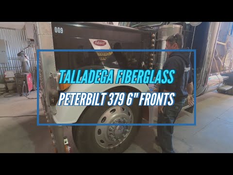Peterbilt 379 6 inch Front Fender Installation