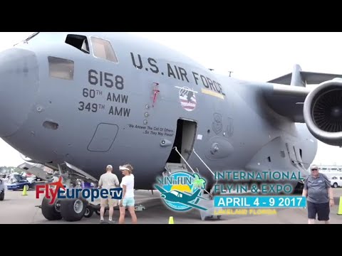 SUN N'FUN 2017 - C17  the big monster for military transport