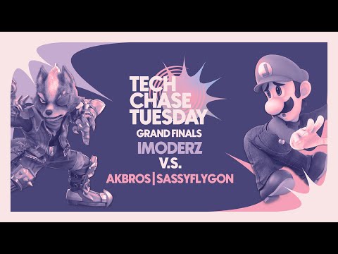 iModerz (Wolf/Falco) vs Akbros | SassyFlygon (Luigi) | Grand Finals | Tech Chase Tuesday 42