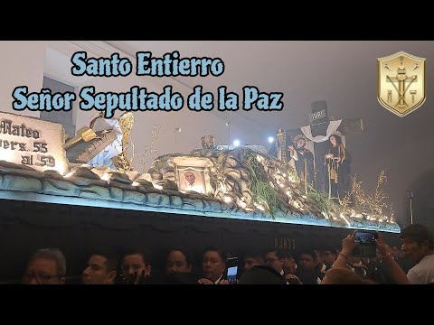 Viernes Santo | Santo Entierro de Señor Sepultado de la Paz Mazatenango Suchitepequez 2024
