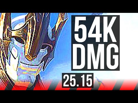 GALIO vs SHEN (TOP) | 54k DMG | KR Master | 25.15
