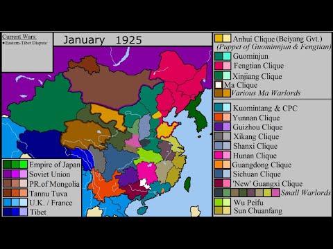 Chinese Revolutions, Walord Era & Civil War(1911-1937): Every 10 Days